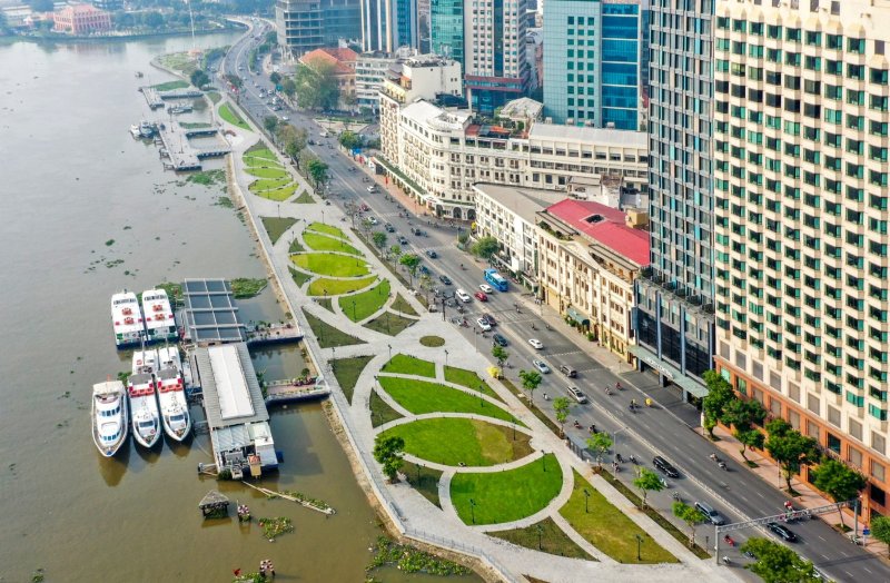 Công Viên Bến Bạch Đằng ( Nguồn ảnh: Sưu tầm )