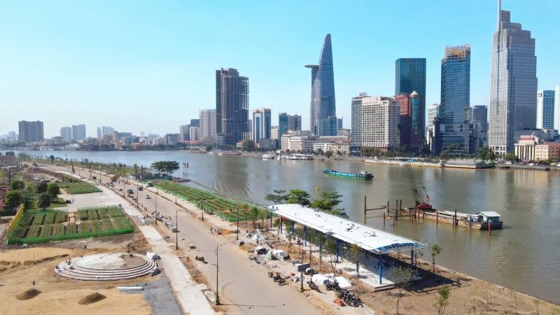 Công viên bờ sông Sài Gòn ( Nguồn ảnh: Sưu tầm )