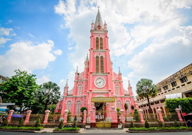 Nhà thờ Tân Định ( Nguồn ảnh: Sưu tầm )