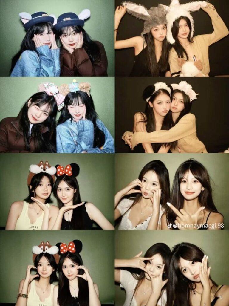 Chụp ảnh photobooth để tạo không khí vui vẻ