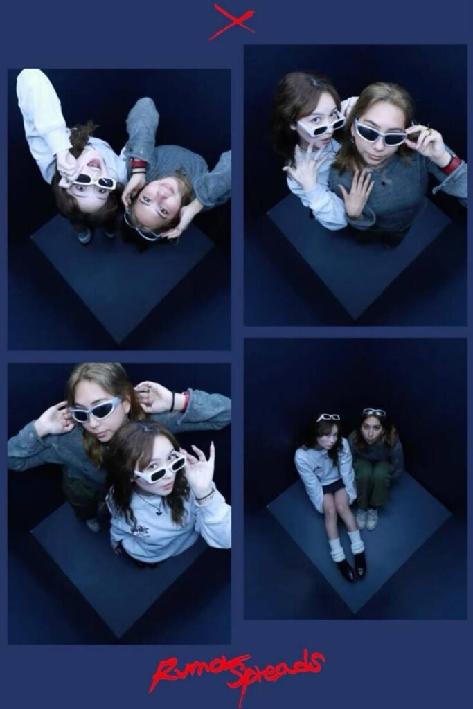 Ghi lại kỷ niệm khi chụp ảnh photobooth