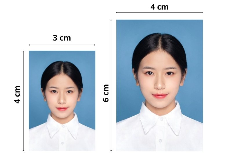 Phân biệt ảnh thẻ 3×4 và ảnh thẻ 4×6