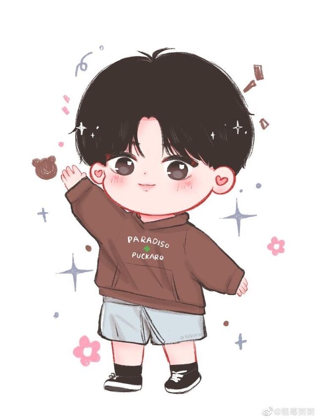 Hình chibi bé trai ngộ nghĩnh 