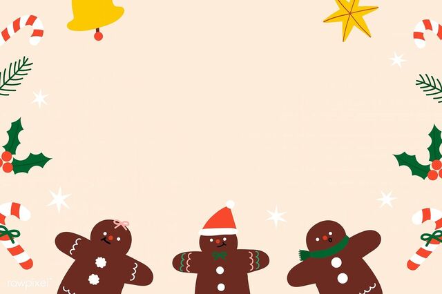 Background mầm non Noel dễ thương, ngập tràn không khí lễ hội