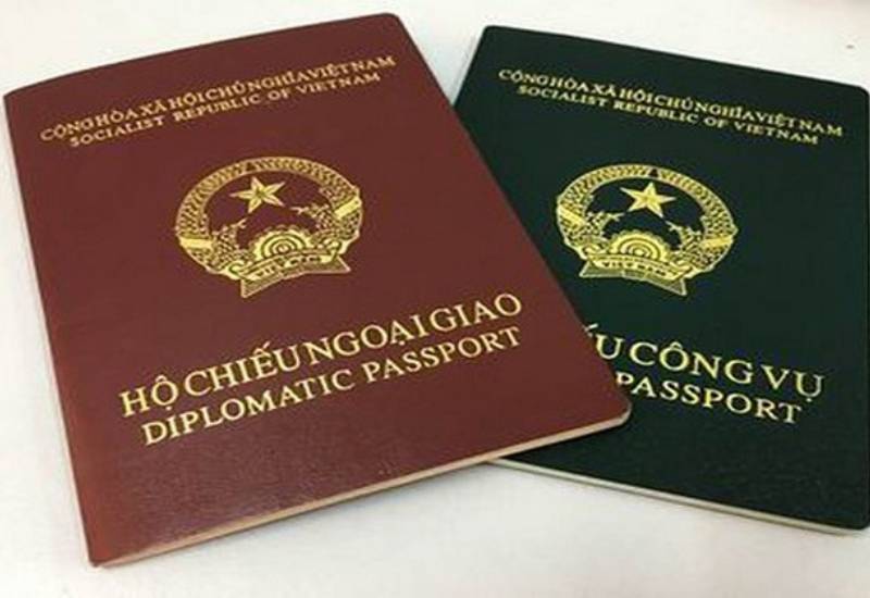 Hộ chiếu ngoại giao, công vụ