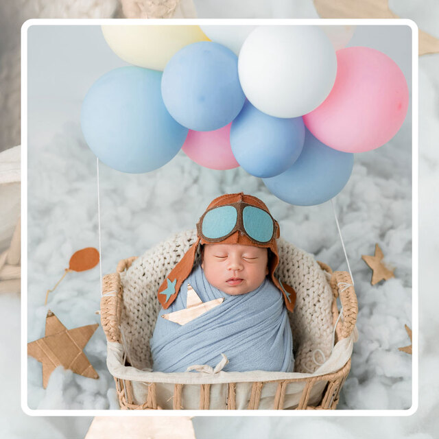Ảnh em bé sơ sinh theo các phong cách chụp phổ biến