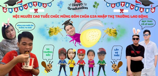 Banner Tốt Nghiệp Độc Đáo ( Nguồn ảnh: Sưu tầm )