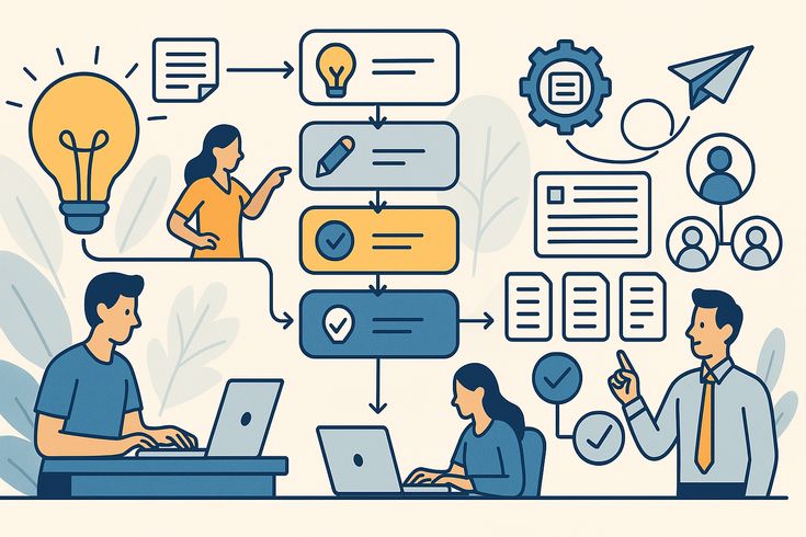 Bước 2: Thu thập nội dung và sắp xếp theo logic