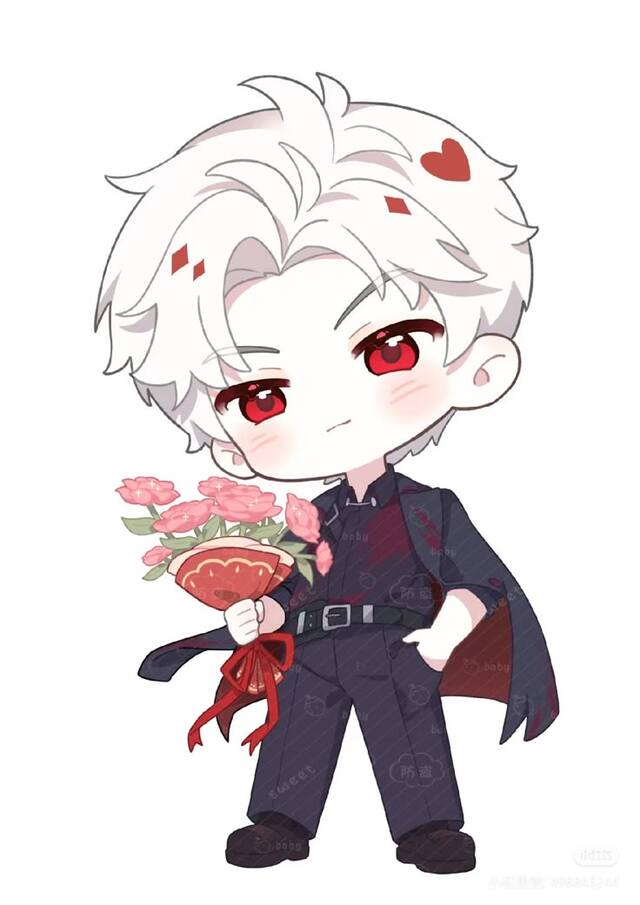 Hình chibi bé trai phong cách hoạt hình anime Nhật Bản