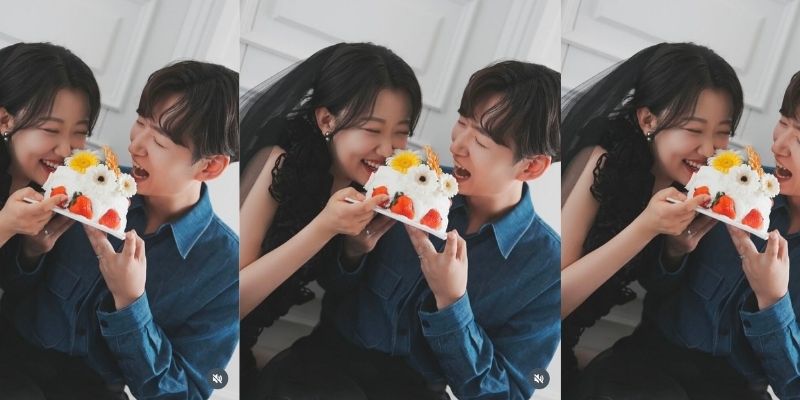 chụp ảnh sinh nhật cùng người yêu