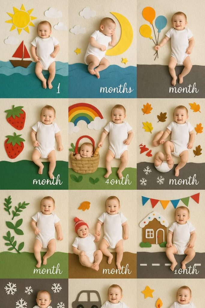 Phân biệt ảnh sơ sinh mới chào đời và ảnh từng giai đoạn phát triển