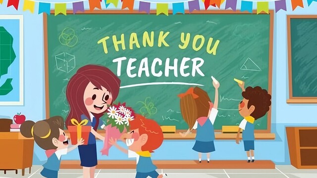 Mẫu hình nền mầm non 20/11 cảm động, tôn vinh giáo viên