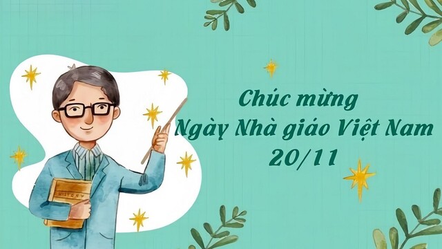Hình nền mầm non chào mừng ngày Nhà giáo Việt Nam 20/11