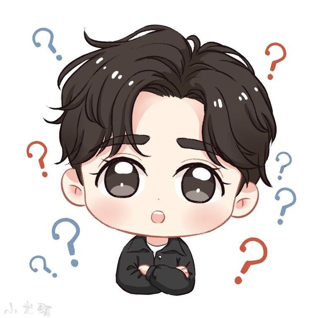 Bộ hình chibi bé trai biểu cảm dùng cho sticker