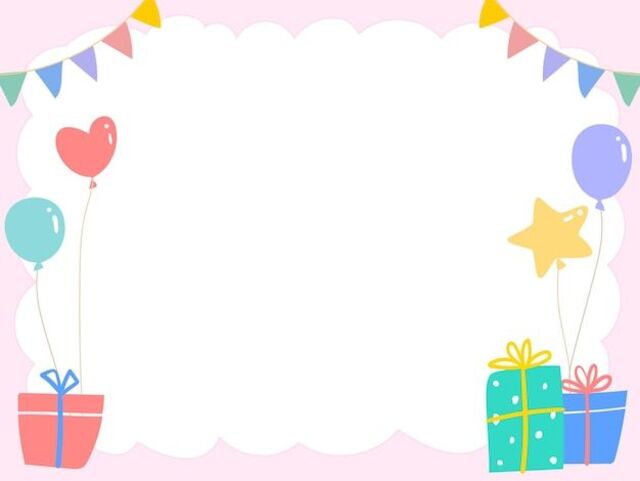 Phông nền mầm non sinh nhật đáng yêu trang trí lớp học