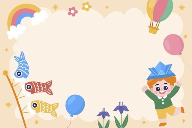 Thiết kế phông nền mầm non cho tiệc sinh nhật tại trường