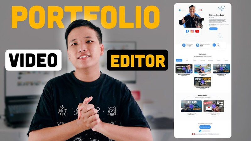 Portfolio cá nhân bằng video hoặc multimedia