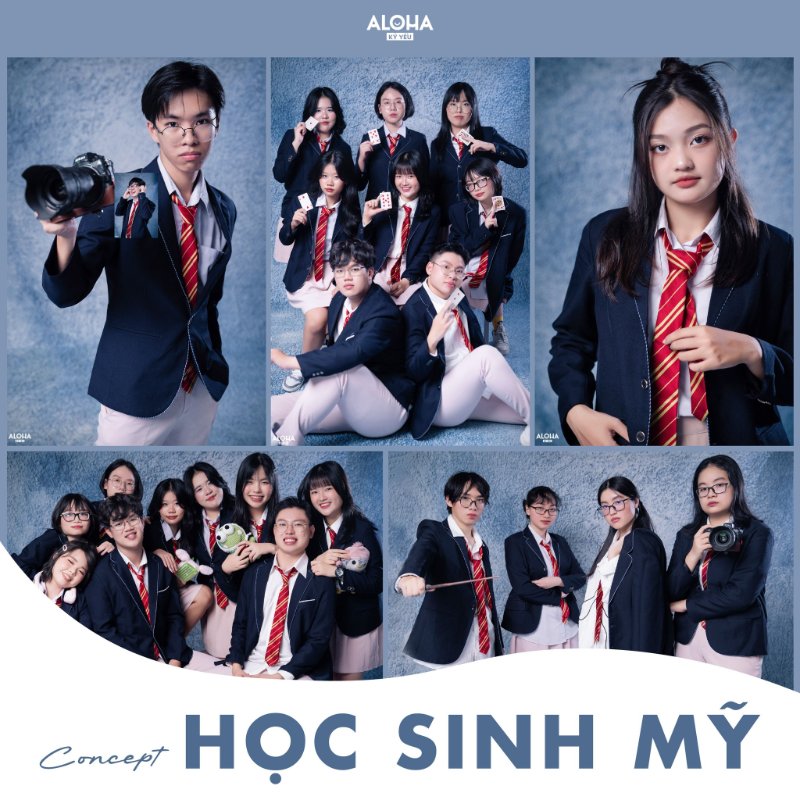Concept Học Sinh Mỹ