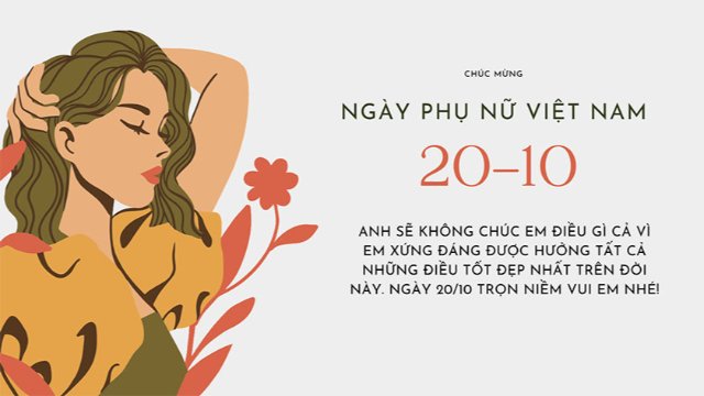 Ảnh 20/10 kèm lời chúc hay và ý nghĩa, truyền cảm hứng