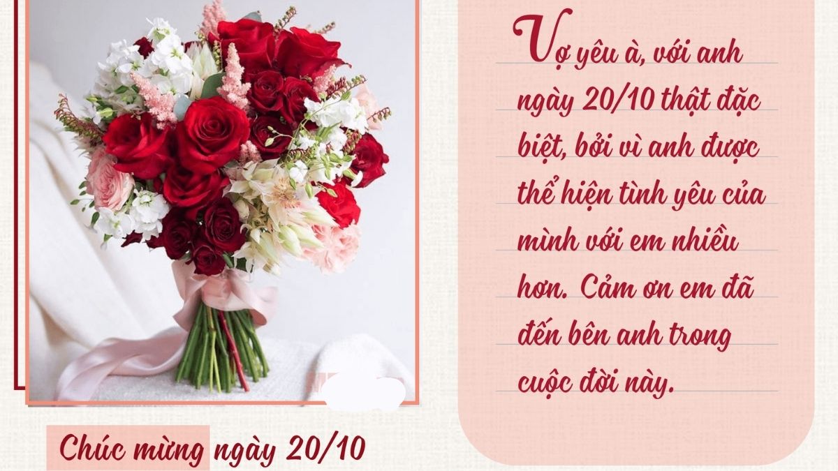 Ảnh 20/10 tặng Vợ dễ thương