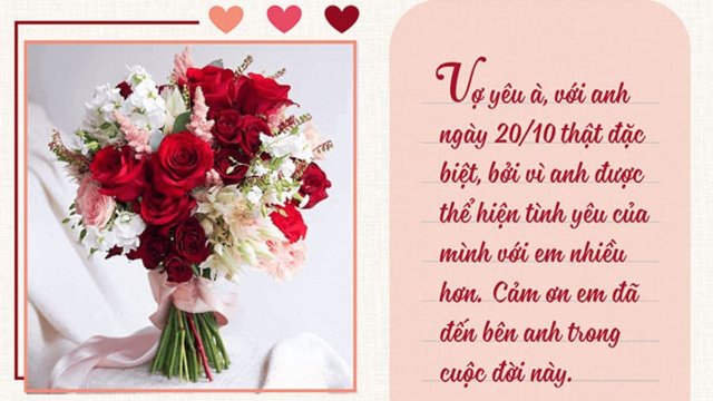 Ảnh thiệp chúc mừng 20/10