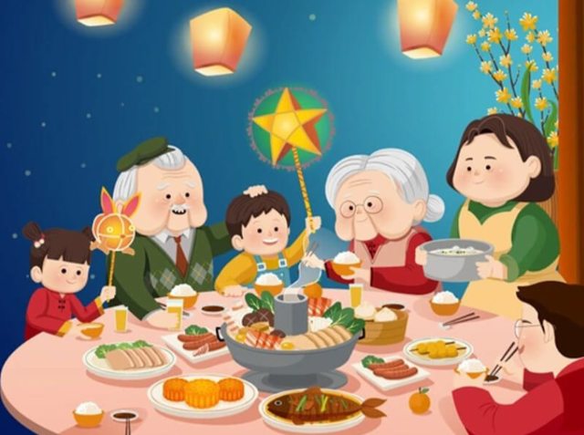 Bộ hình ảnh Tết Trung thu đoàn viên sáng tạo