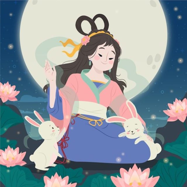 Bộ hình ảnh Trung Thu chị Hằng