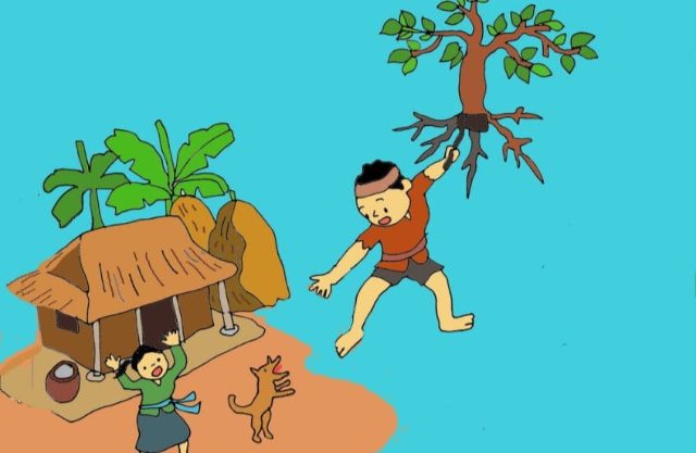 Bộ hình ảnh Trung Thu chủ đề chú Cuội cây đa