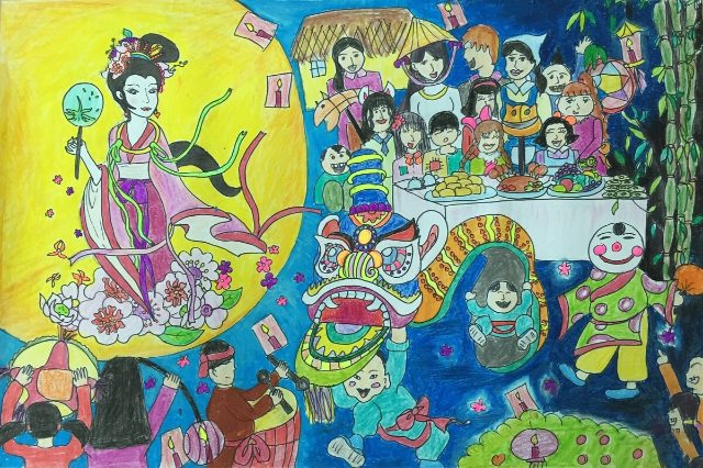 Bộ hình vẽ Tết Trung Thu đẹp