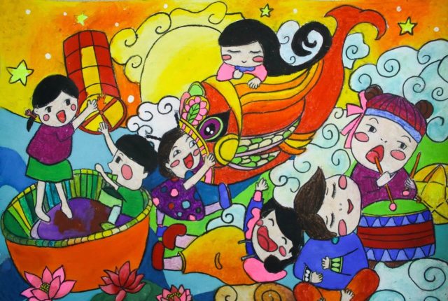 Bộ hình vẽ Tết Trung Thu sáng tạo