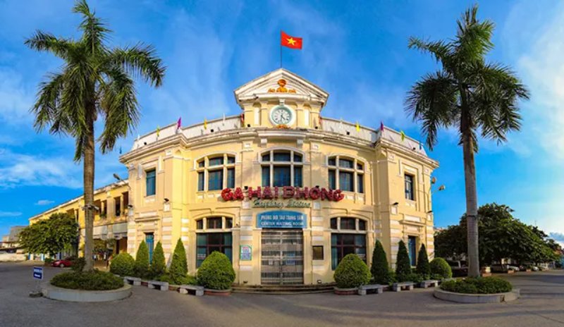 Ga Hải Phòng ( nguồn ảnh: sưu tầm )