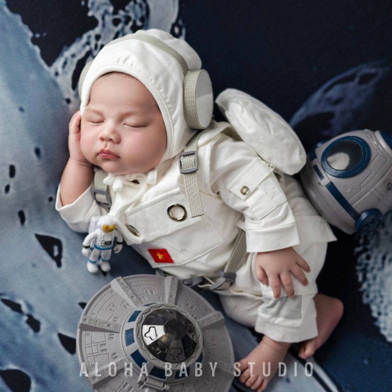 Gợi ý concept chụp ảnh đầy tháng cho bé trai và bé gái