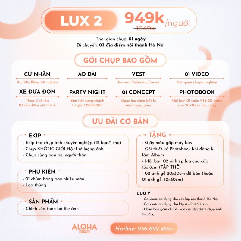Chụp kỷ yếu cấp 3 tại Hà Nội gói Lux (2)
