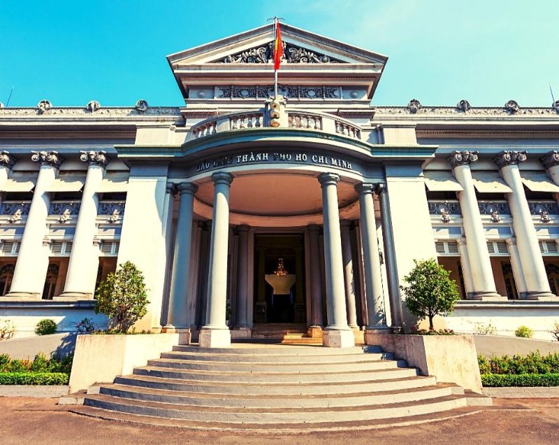 Bảo tàng TP Hồ Chí Minh ( nguồn ảnh: sưu tầm )