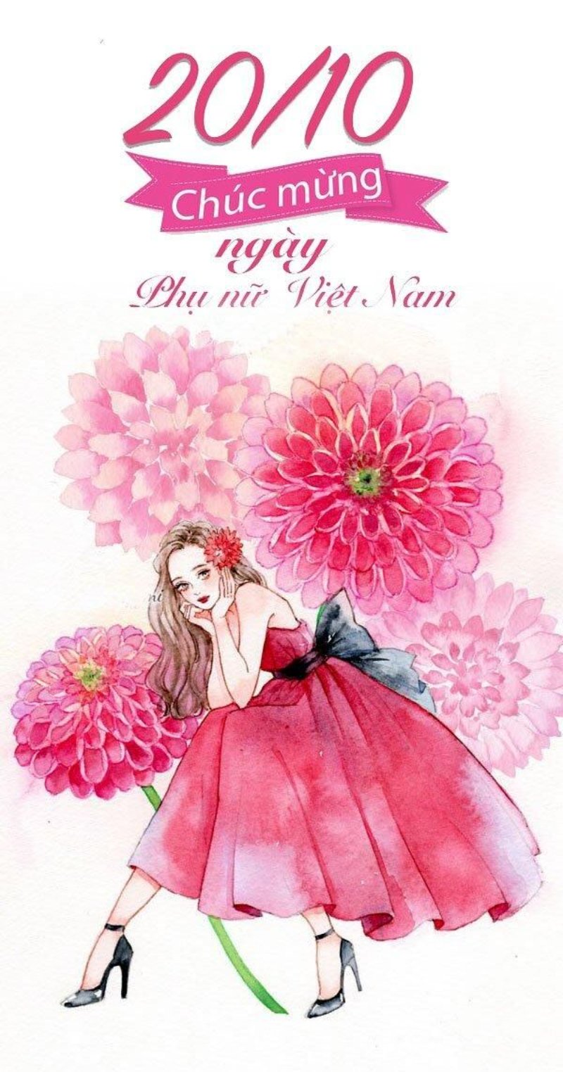 Lời chúc ngày Phụ nữ Việt Nam 20/10 tặng bạn bè ( nguồn ảnh: sưu tầm )