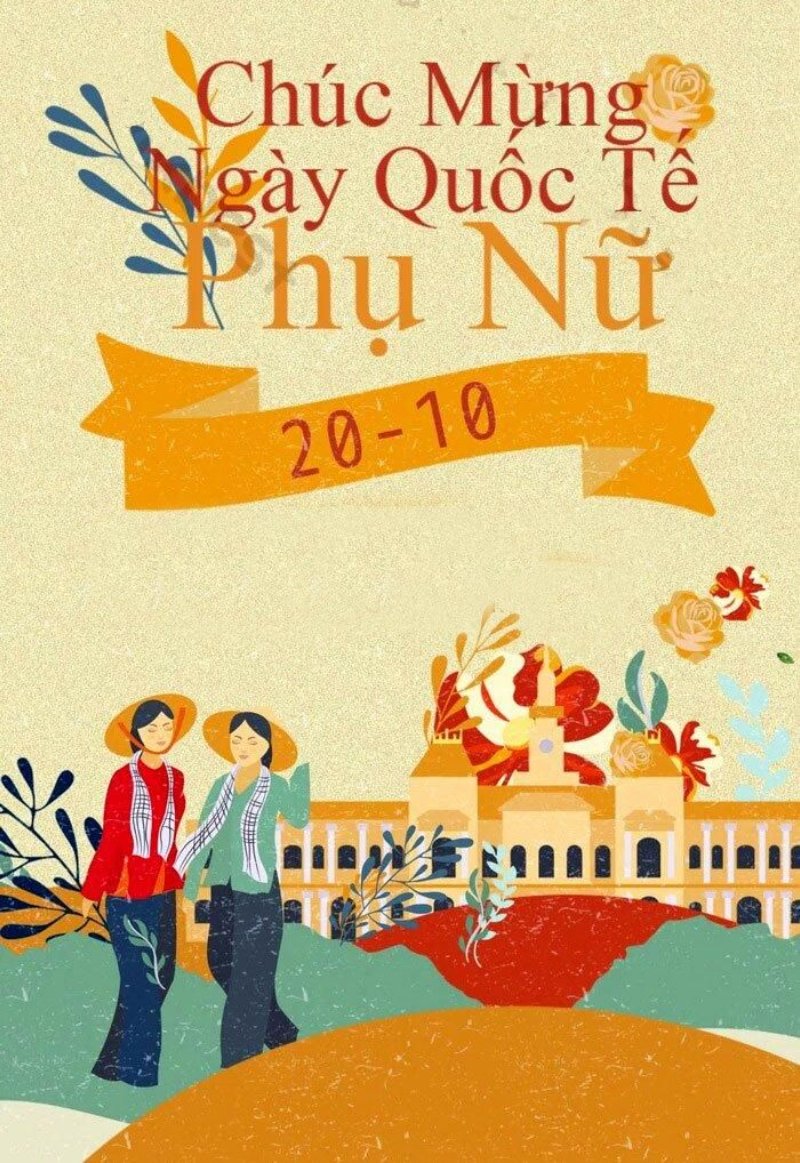 Lời chúc ngày Phụ nữ Việt Nam 20/10 tặng người yêu, vợ ( nguồn ảnh: sưu tầm )