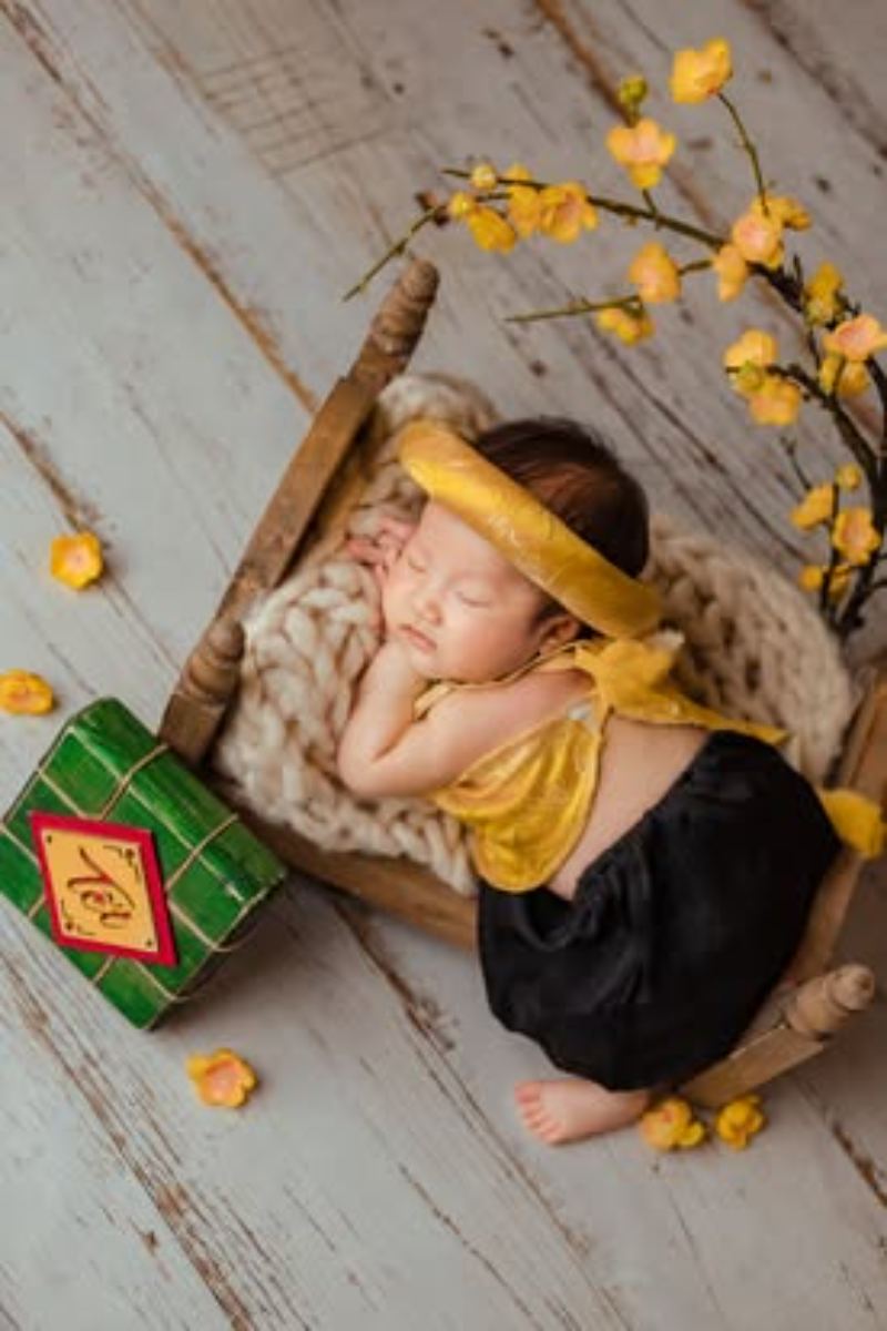 Bí quyết tạo dáng và tương tác cho buổi chụp ảnh em bé sơ sinh ở Ba Đình