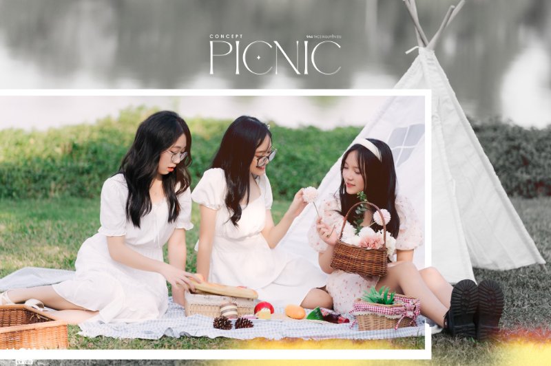 Concept Dã Ngoại Picnic - Chụp ngoài trời tự nhiên và năng động