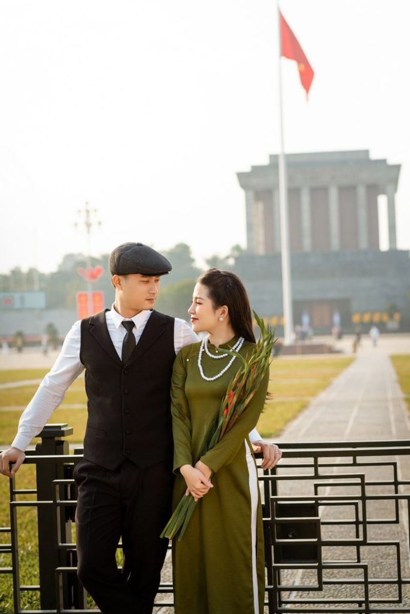 Chụp ảnh cưới ở Lăng Bác