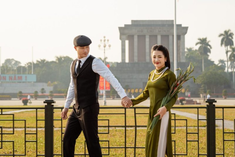 Chụp ảnh nghệ thuật ở Lăng Bác