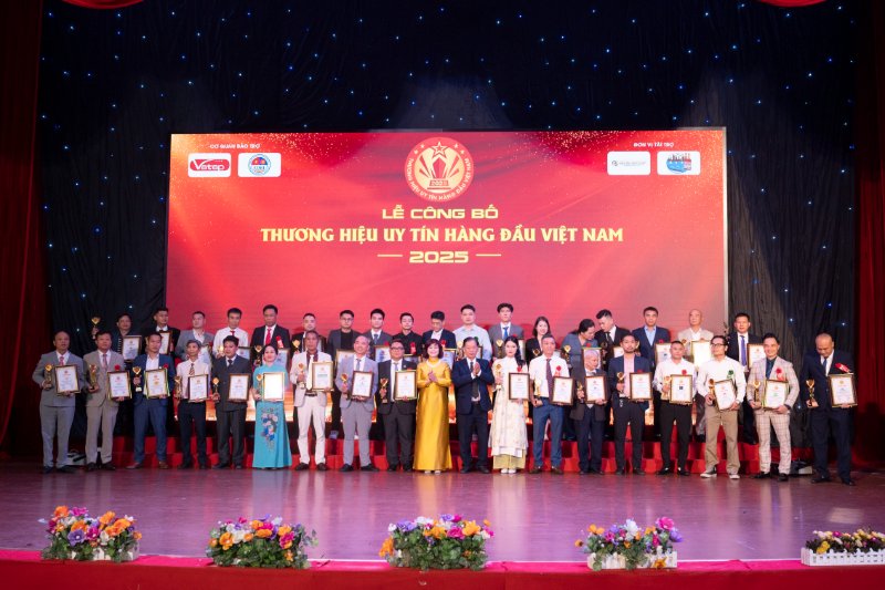 Lễ công bố Thương hiệu uy tín hàng đầu Việt Nam 2025
