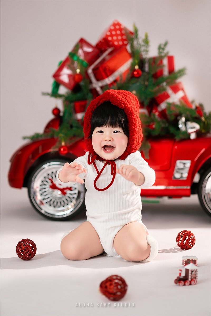 Aloha Baby Studio chụp ảnh Giáng sinh với những trang phục noel cho bé đẹp