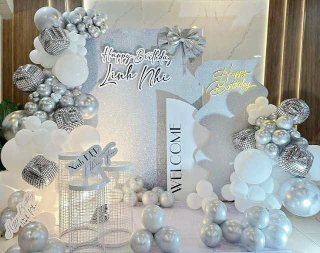 Backdrop Bong Bóng Nghệ Thuật