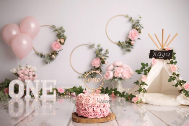 Background Chụp Ảnh Sinh Nhật Dành Cho Bé Gái