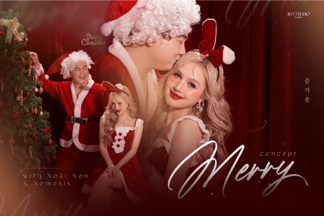 Gợi ý tạo dáng chụp ảnh Giáng sinh cho cặp đôi 2025