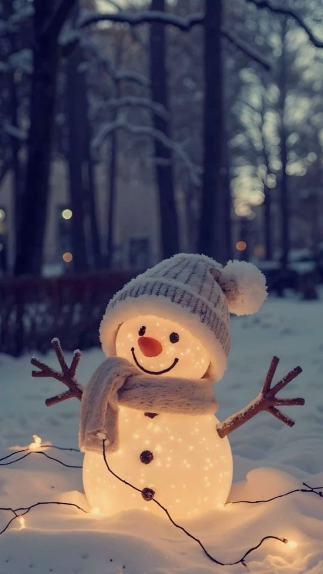 Hình ảnh Giáng sinh người tuyết 2025