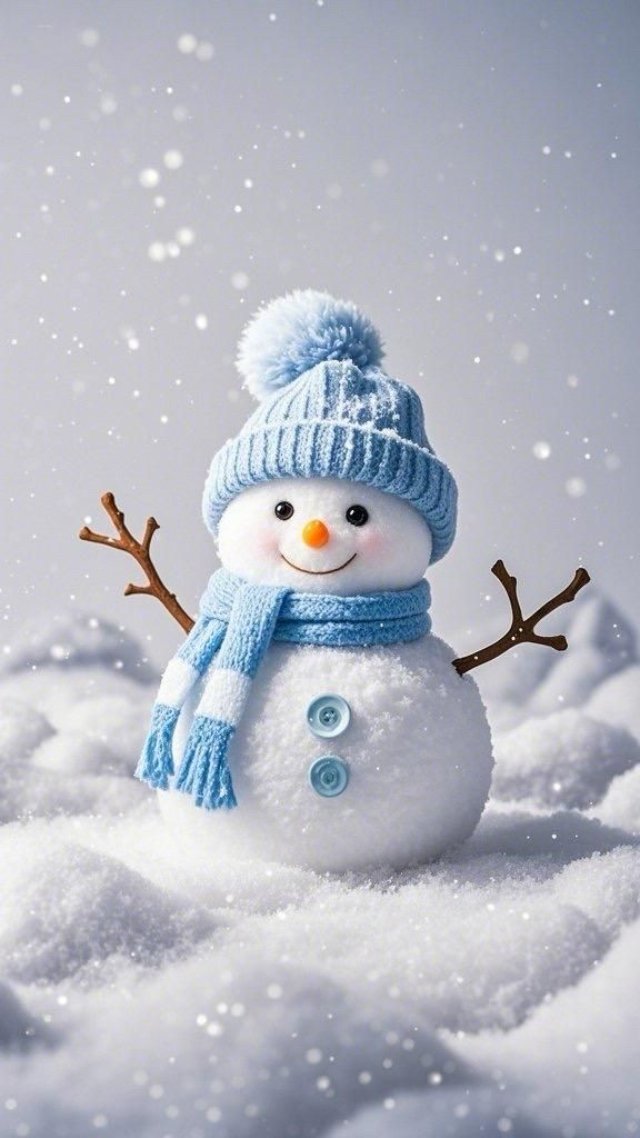 Hình ảnh Giáng sinh người tuyết