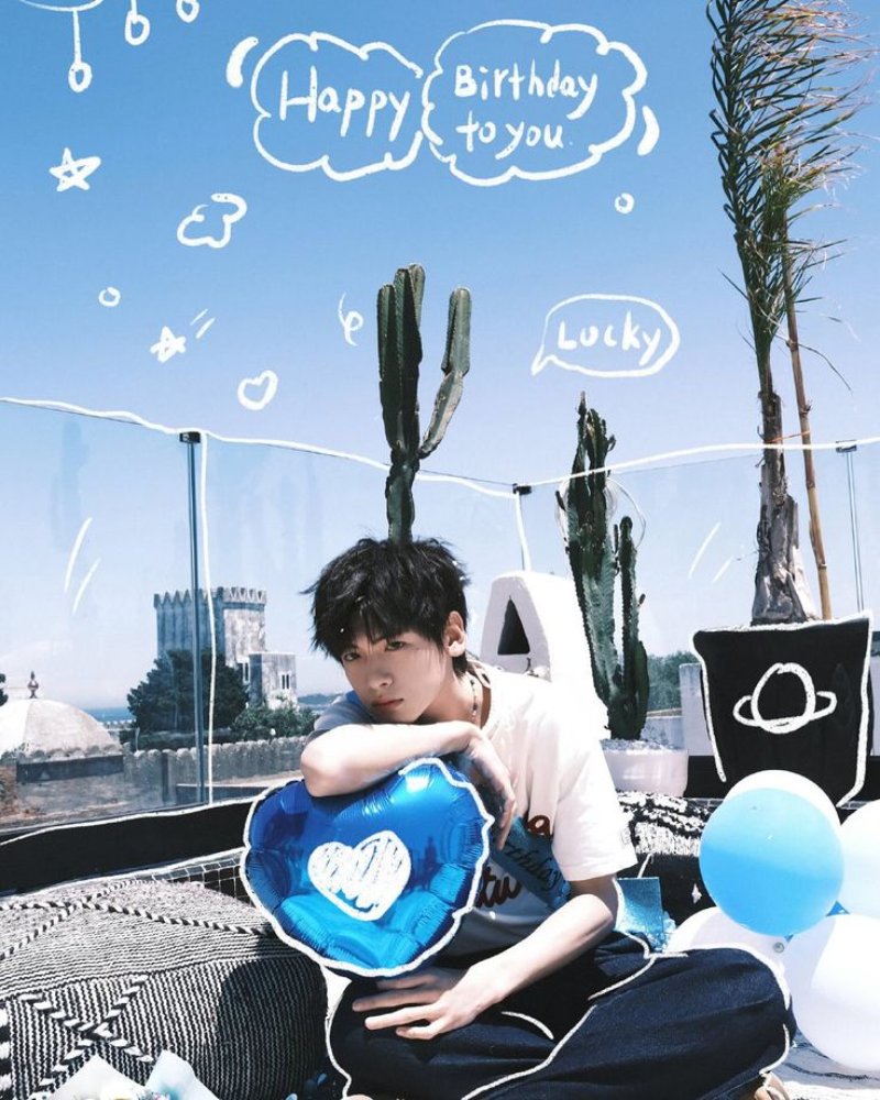 Hình ảnh sinh nhật đẹp cho nam phong cách