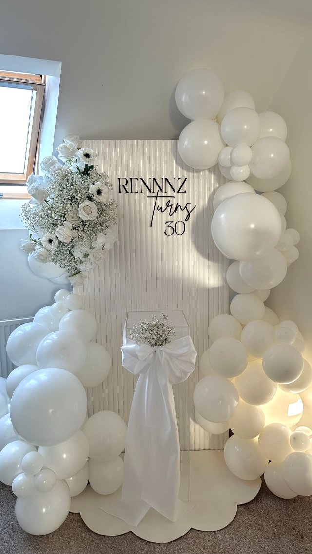 Phông nền chụp ảnh sinh nhật sang trọng