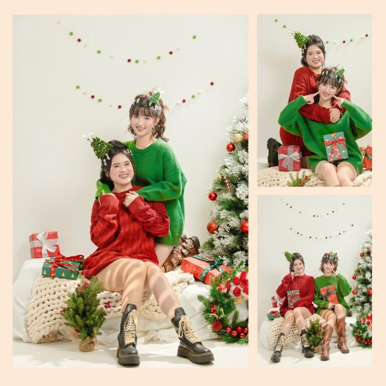 Concept chụp ảnh Noel cùng bạn bè, người yêu